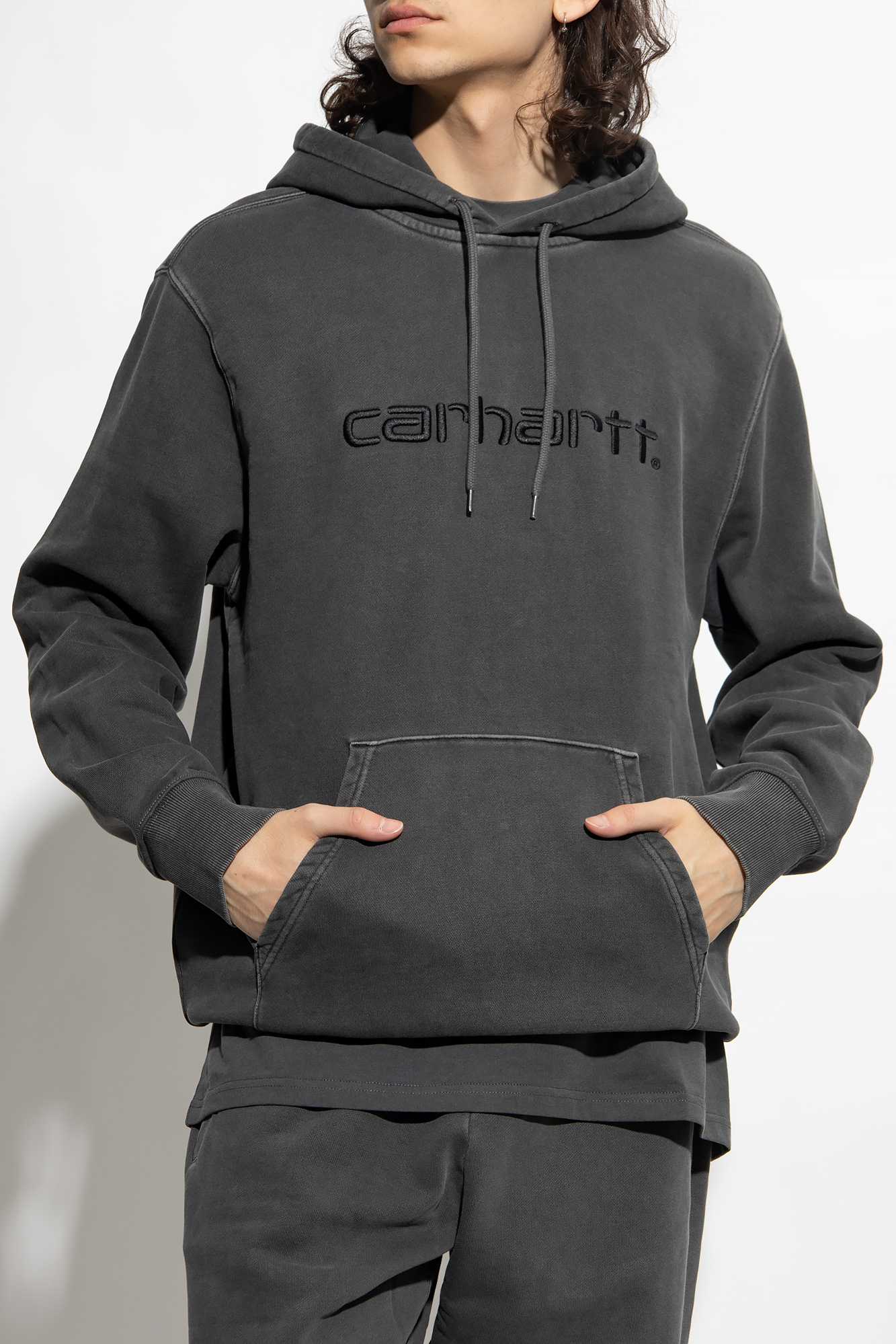 Carhartt wip 2024 hoodie grey